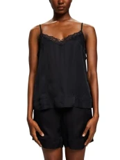 Women's 113ER1Y303 Pajama Set, Black, S Women's 113ER1Y303 Pajama Set, Black, S