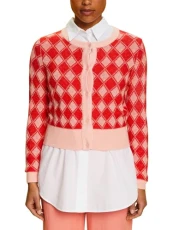 Women's 122ee1i320 Cardigan Sweater, 633/Red 4, S Women's 122ee1i320 Cardigan Sweater, 633/Red 4, S