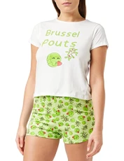 Women's 149BRUSSEL Pajama Set, Green, S