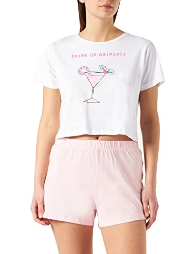 Women's 149DRINKUP Pajama Set, Pink, M