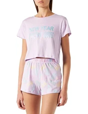Women's 149NEWYEAR Pajama Set, Lilac, M