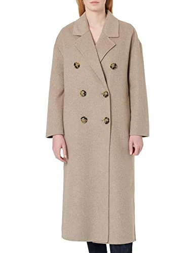 Women's 150.12.208.16.151.2116455 Long-Sleeved Coat, Beige (Beige Blend), 14