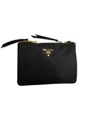 Women's 1BH046 QXO F0002 Black Nylon Shoulder Bag Women's 1BH046 QXO F0002 Black Nylon Shoulder Bag