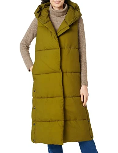 Women's 2120750 Down vest, Khaki/Olive, 42