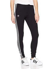 Women's 3-Stripes Leggings, Black, M Women's 3-Stripes Leggings, Black, M