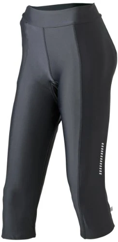 Women's 3/4 Tights Bike - Sports Leggings - Black (black), XX-Large (Manufacturer size: XX-Large)