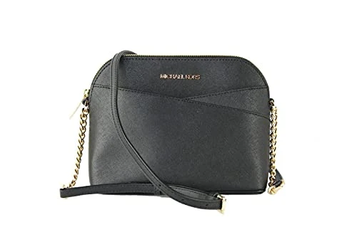 Women's 35F1GTVC6T-BLACK Handbag, Schwarz/Goldfarben