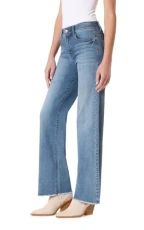Women's 360 Sculpt Mid-Rise Wide Leg Jeans, Bedford, 14