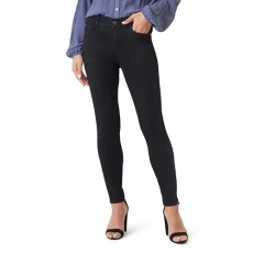 Women's 360 Sculpt Skinny Mid-Rise Jeans (Standard and Plus), Onyx/Black, 10