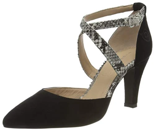 Women’s 411901703438 Ankle-Strap Black Size: 4.5 UK