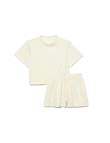 Women's 4F1471 pyjamas, FARINE/PERITO, One size
