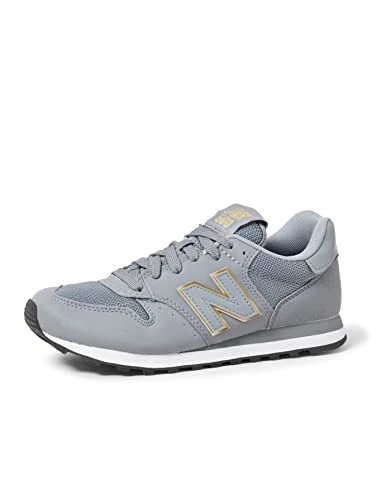 Women's 500 F Sneaker, Grey Grey Gold, 6.5 UK