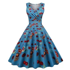 Women's 50s Dresses Vintage Rockabilly Cocktail Dress Sexy Sleeveless Prom Dress Elegant A-Line Dress Floral Print Summer Dress Knee-Length V-Neck Evening Dress High Waist Pleated Skirt Women's 50s Dresses Vintage Rockabilly Cocktail Dress Sexy Sleeveless Prom Dress Elegant A-Line Dress Floral Print Summer Dress Knee-Length V-Neck Evening Dress High Waist Pleated Skirt