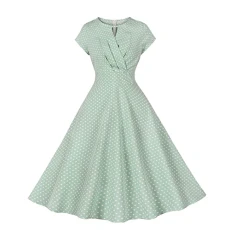 Women's 50s Dresses Vintage Rockabilly Cocktail Dress Sexy Sleeveless Prom Dress Elegant A-Line Dress Floral Print Summer Dress Knee-Length V-Neck Evening Dress High Waist Pleated Skirt,