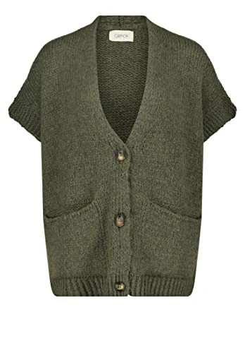 Women's 5416/7117 Cardigan Sweater, Pine Green (Pine Green Blend), 14