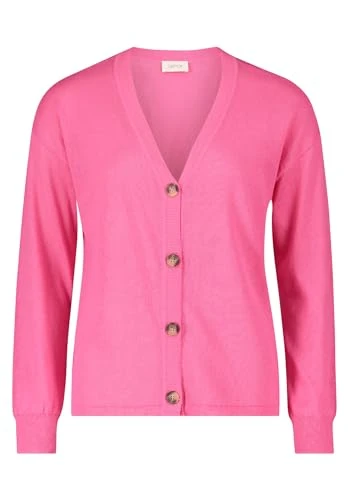 Women's 5443/7163 Cardigan Sweater, Carmine Rose, 3 UK