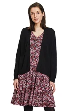 Women's 6392/4019 Cardigans, Black, 12