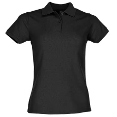 Women's 65/35 Polo Shirt, Black, L UK