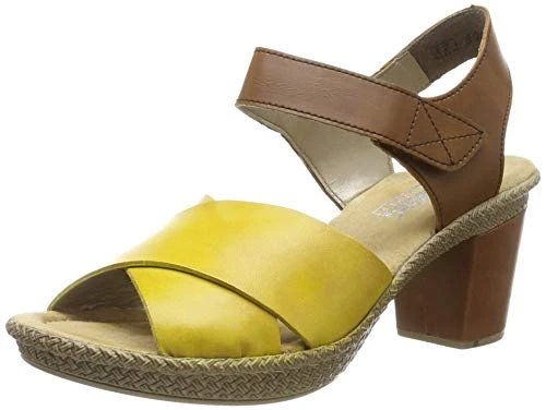 Women's 665h1-68 Closed Toe Sandals, Yellow (Quitte/Amaretto 68), 7.5 UK