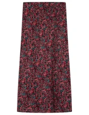 Women's 6888772 Printed midi Skirt, Black Standard, 40 Women's 6888772 Printed midi Skirt, Black Standard, 40