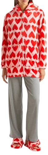 Women's 6fk81800n Dressing Gown Bathrobe, Multicolour, M
