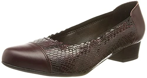 Women's 730005-41_7 Closed-Toe Pumps, Bordeaux, 7 UK