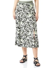 Women's 811027-66616 Skirt, Green Print, 3 UK Women's 811027-66616 Skirt, Green Print, 3 UK