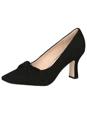 Women's 9-9-22420-20 Pump, Black (Black Suede), 5 UK