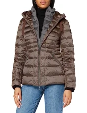 Women's 9092/6252 Quilted Jacket, Deep Taupe, 10 Women's 9092/6252 Quilted Jacket, Deep Taupe, 10