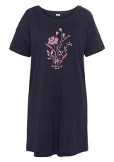 Women's 91186042 Nightgown, darkblue, oversized Women's 91186042 Nightgown, darkblue, oversized