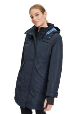 Women's 9165/6215 Popeline Jacket, 8538 Dusky Navy, 42