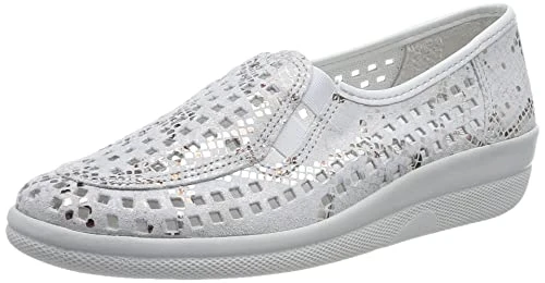 Women's 940128-03 Loafer, Weiß, 10 UK