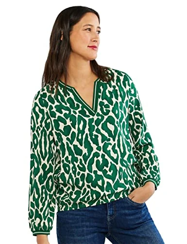 Women's A343794 Long Sleeve Blouse, Dark Brisk Green, 6