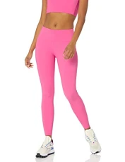 Women's Active Sculpt Workout Athleisure Mid Rise Full Length Leggings (Available in Plus Size), Bright Pink, 5XL Plus Women's Active Sculpt Workout Athleisure Mid Rise Full Length Leggings (Available in Plus Size), Bright Pink, 5XL Plus