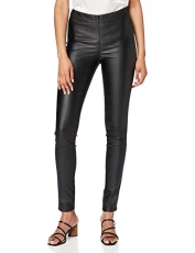 Women's Ada Coated Jeggings Leggings, Black (Black Deep 50600), 10