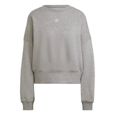 Women's Adicolor Essentials Fleece Sweatshirt, Medium Grey Heather Women's Adicolor Essentials Fleece Sweatshirt, Medium Grey Heather