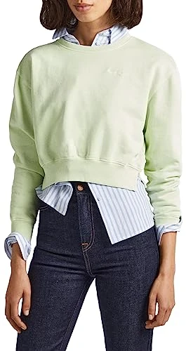 Women's Adriana Sweatshirt, Green (Bleach Green), M