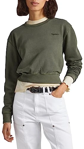 Women's Adriana Sweatshirt, Green (Olive), XL