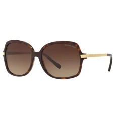 Women's Adrianna II 310613 57 Sunglasses, Dark Tortoise/Gold/Browngradient