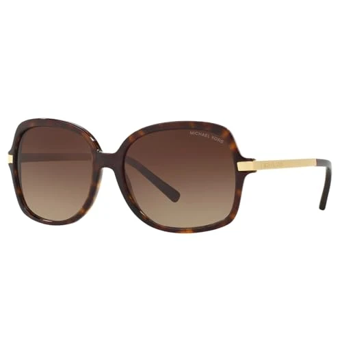 Women's Adrianna II 310613 57 Sunglasses, Dark Tortoise/Gold/Browngradient