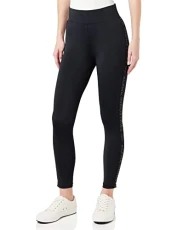 Women's AI Stripe Leggings, Black, S Women's AI Stripe Leggings, Black, S