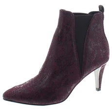 Womens Alani Snake Print Pointed Toe Booties Purple US 8.5 Medium (B,M) Womens Alani Snake Print Pointed Toe Booties Purple US 8.5 Medium (B,M)