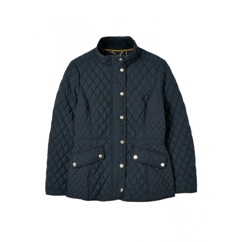 Womens Allendale Padded Quilted Country Jacket Coat, Dark Navy, 16