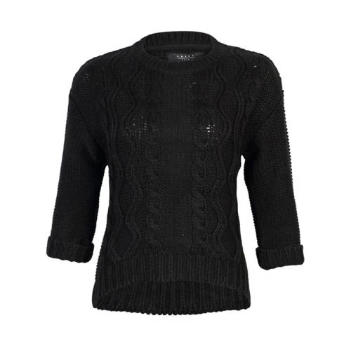Womens Amara Reya Buttercup Ladies Round Neck Cardigan Anthraci.