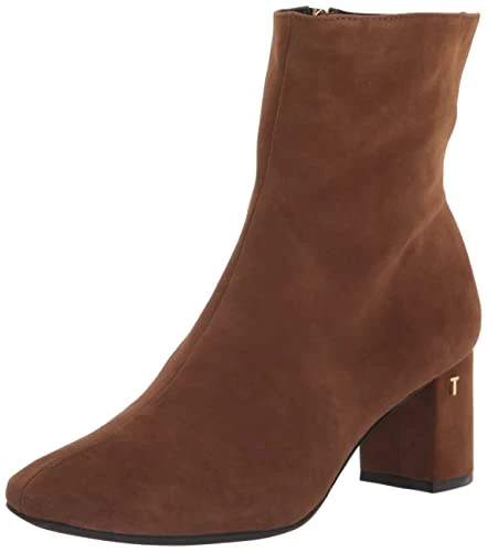 Women's Ankle Boot, Dk-Brown, 4 UK