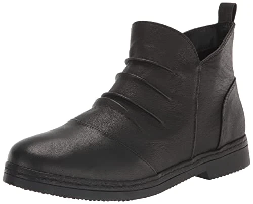 Women's Ankle Boot Raquel, Black Leather, 4.5 UK