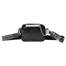 Women's Atna Handbags, Black/White, Grande