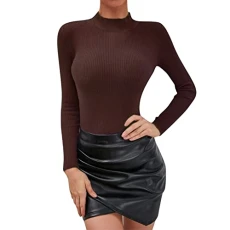 Women's Autumn Knitted Sweater Oversize Jumper Chunky Knit / Fine Knit Women's Jumper Warm Knitted Tops Long Sleeve Knitted Jumper Turtleneck Sweatshirt Without Hood Knitted Jumper Elegant Sweatshirt,