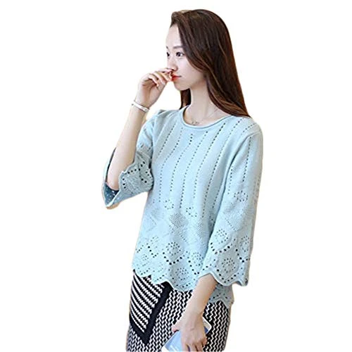 Women's Autumn/Winter Classic Long Sleeve Loose Fit Pullover Knit Jumper Oversized Sweater Black One