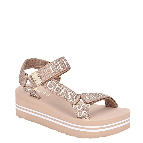 Women's Avin Wedge Sandal, Rose Gold, 4 UK